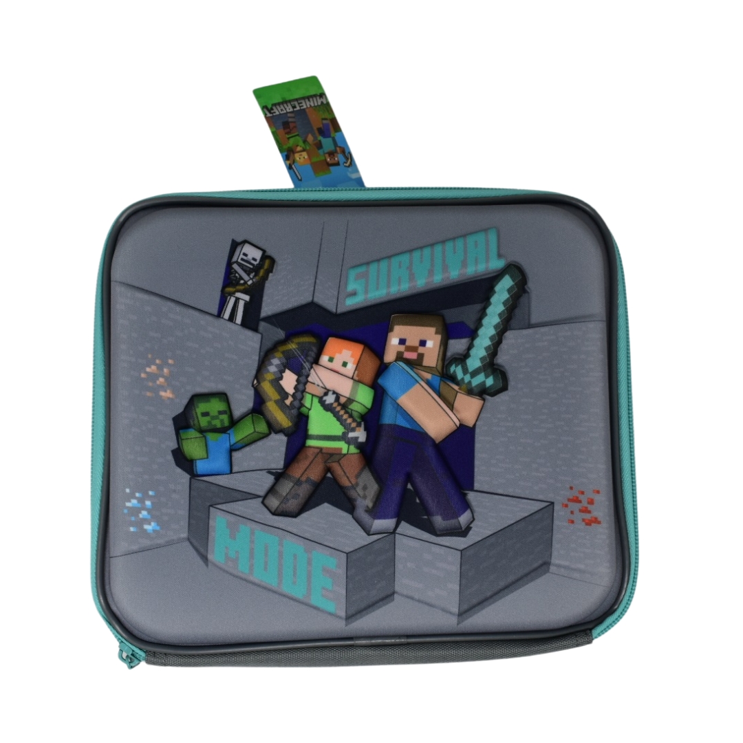 MINECRAFT SURVIVAL LUNCH BAG (94279)